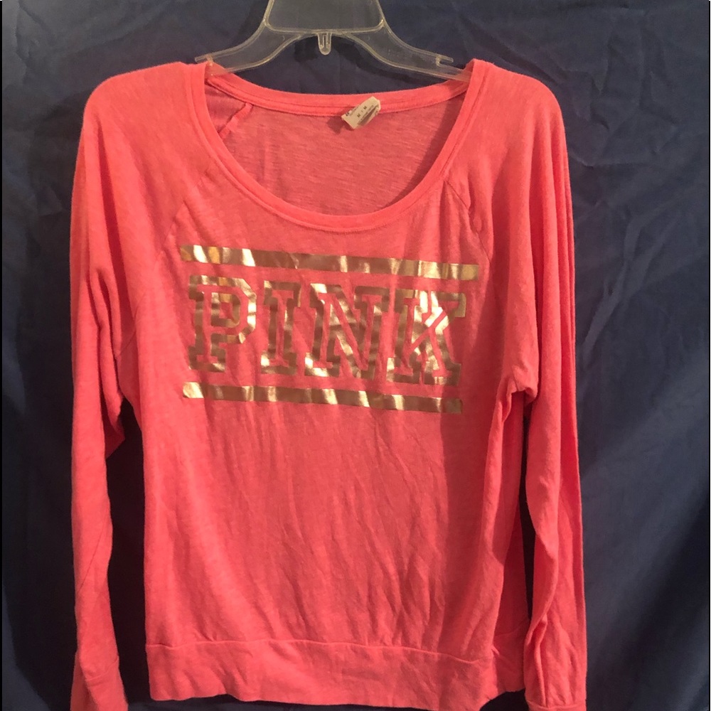 Pink long sleeve top